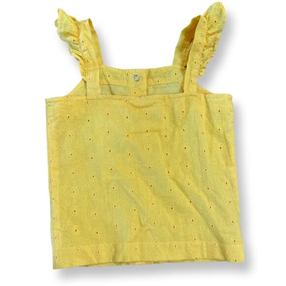 NWT Sovereign Code GIRLS Ruffle Tank 18M eyelets summer marigold summer SPRING - Picture 3 of 8